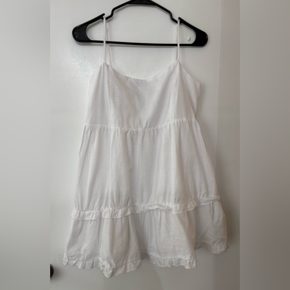 Sunday Best Women Linen/Organic Cotton Babydoll Dress Size Small Bride Shower